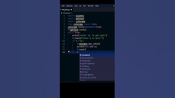Tell jokes using python