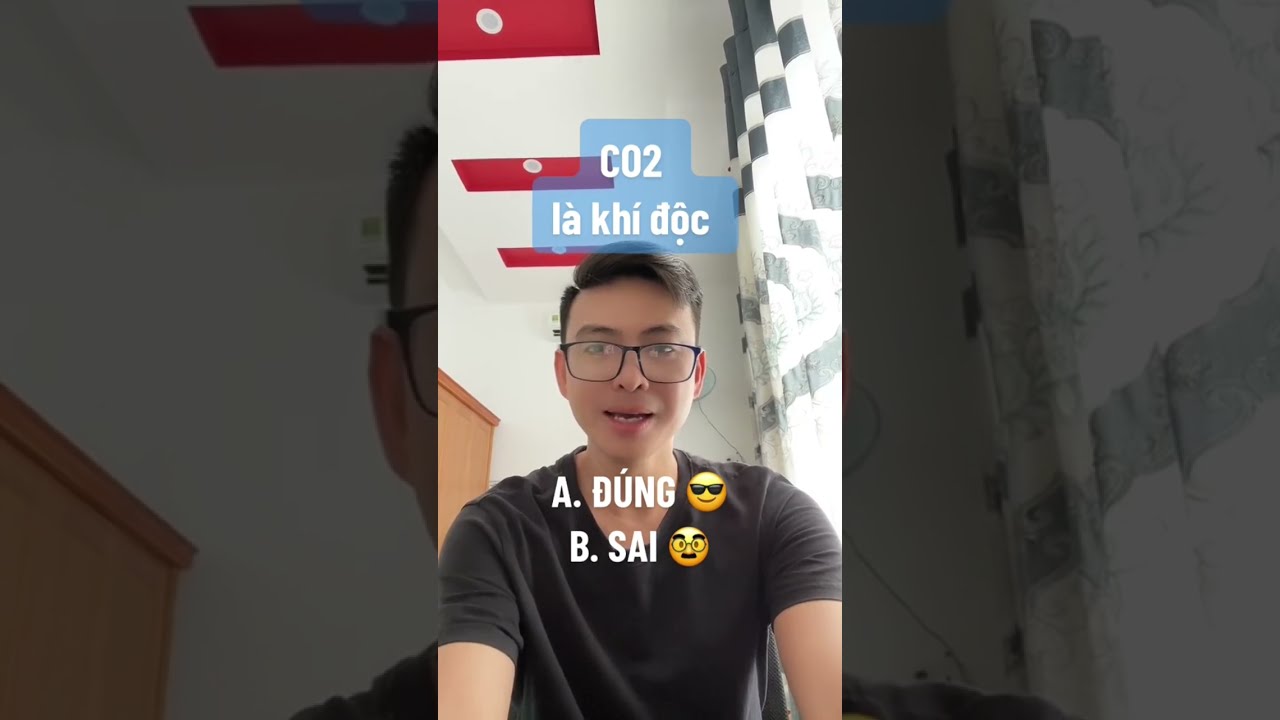 Câu hỏi hoá học: CO2 là khí độc? - youtube