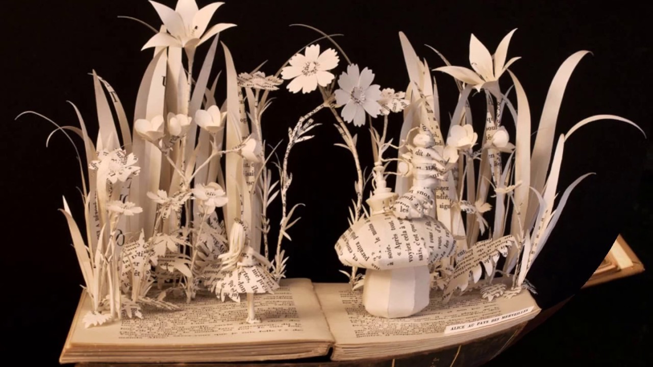 Stunning 3D Art Made Of Old Books - Youtube