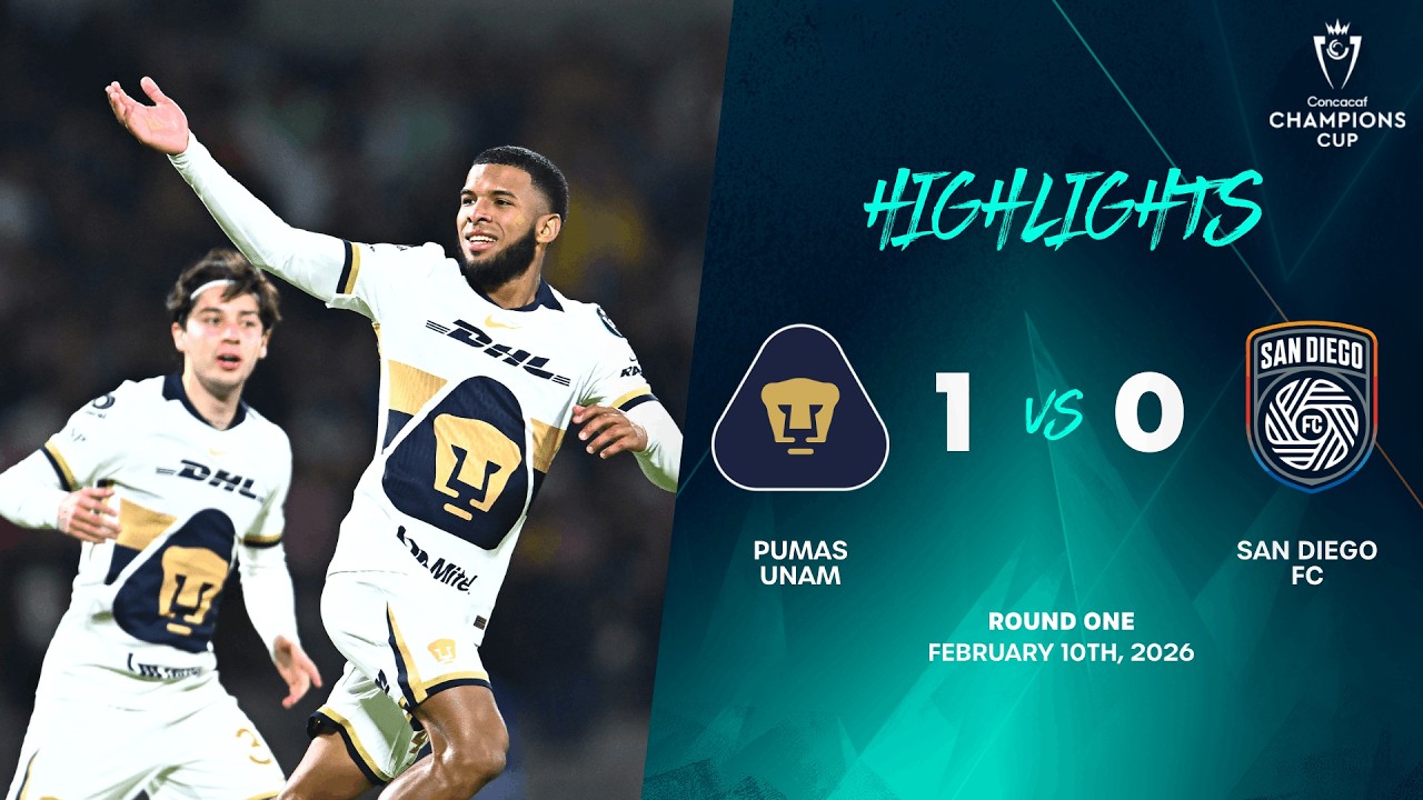 Pumas UNAM vs San Diego FC | 2026 Concacaf Champions Cup | Round One