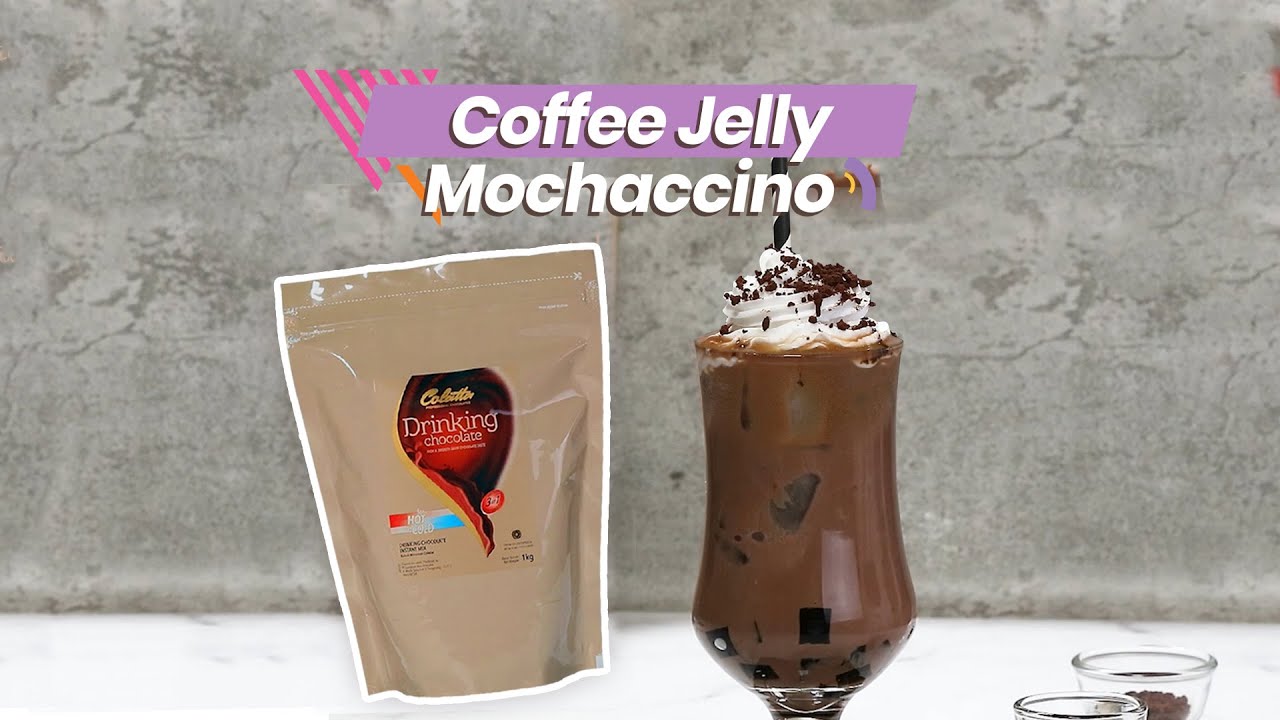Resep Coffee Jelly Mochaccino menggunakan Colatta Drinking Chocolate