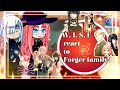 {✿🍃 W. I. S. E react to Forger family! 🍃✿} [💕spy x family react to🕵] /Pt.2/pt.1 in the desc!👨‍👩‍👧 /💗