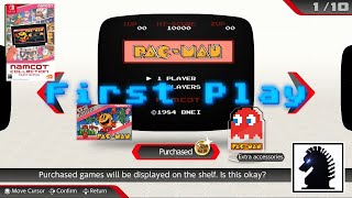 Ns First Play - Namcot Collection - Pac-Man
