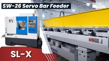 Automatic feeding solution SW46 servo bar feeder.