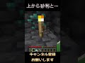 上から砂利と…#shorts #minecraft #マイクラ #ネタ