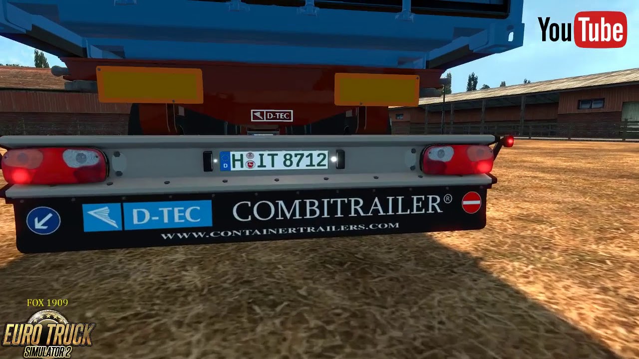 (ETS2 v 1.31) D-TEC Combitrailer by Peerke145 - YouTube
