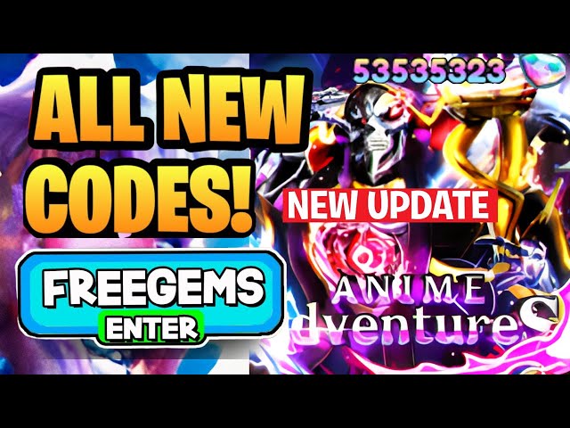 NEW* ALL WORKING UPDATE CODES FOR ANIME ADVENTURES! ROBLOX ANIME