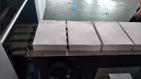 Full Automatic A4 Copy Paper Reams Packaging Machine Wrapping Machine