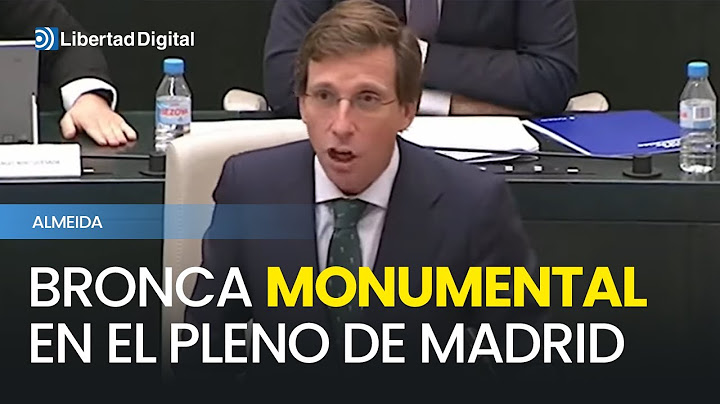 Bronca monumental en el pleno municipal de Madrid: "Cara de payaso”