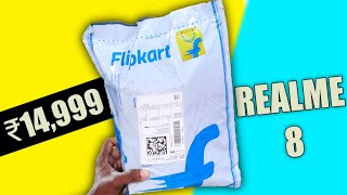 Realme 8 FlipKart First Sale Unit Unboxing 4GB+128GB Cyber Silver Color