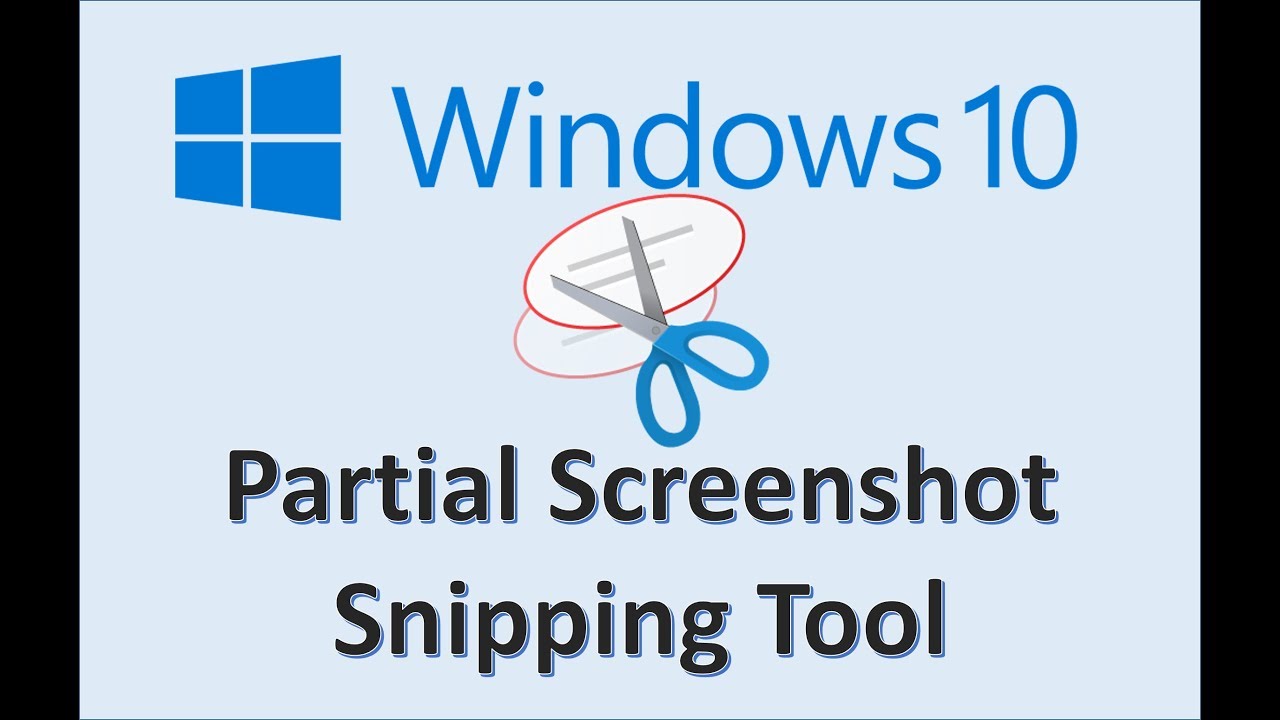 Windows 10 - Snipping Tool - How to Use Screen Snip to Take Screenshot -  Shortcut Key Tutorial in MS - YouTube