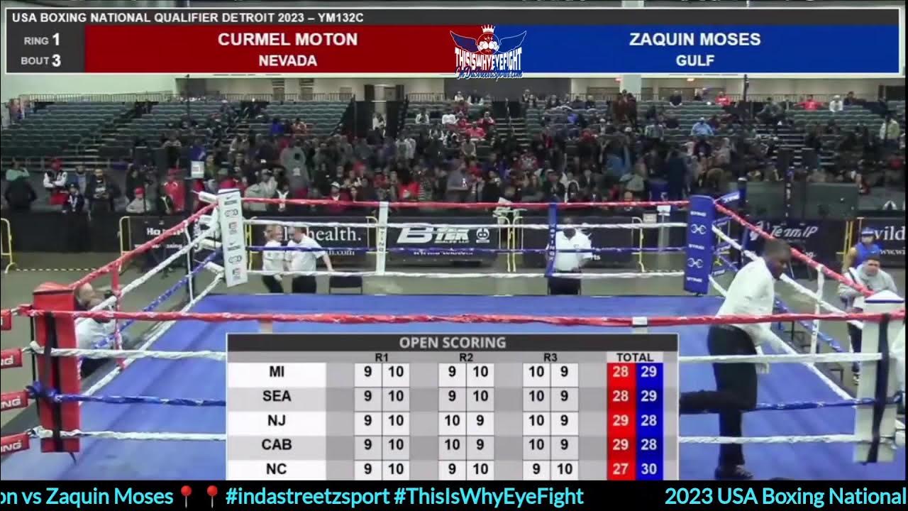2023 USA Boxing National Qualifier (YM 132lbs )Curmel Moton vs Zaquin