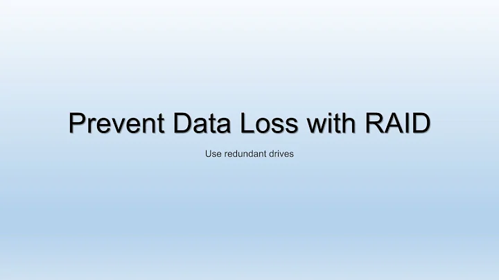 Prevent Data Loss with RAID