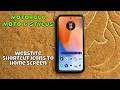 How to Webstite Shortcut Icons to Home Screen Motorola Moto G Stylus