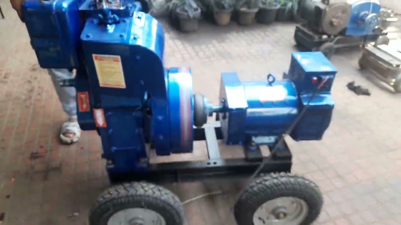 7.5 kva single phase air cooled hand start for welding and lighting 