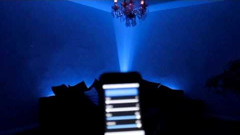 iPhone controlled RGB LED via Arduino and DMX