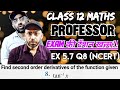 NCERT Class 12 Maths Ex 5.7 Q8 | Continuity and Differentiability | Easy Solution