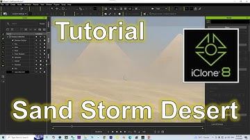 iClone Sand Storm Desert 3D Tutorial #iclone #sandstorm #desert #tutorial