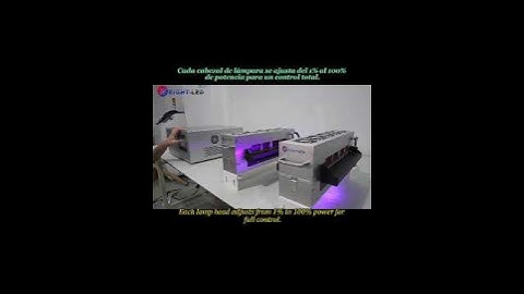 Fan-Cooling UV LED Curing System for Screen Printing