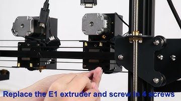 How to assemble and replace TENLOG 3D Printer Extruder Hot End Metal Hot End Kit
