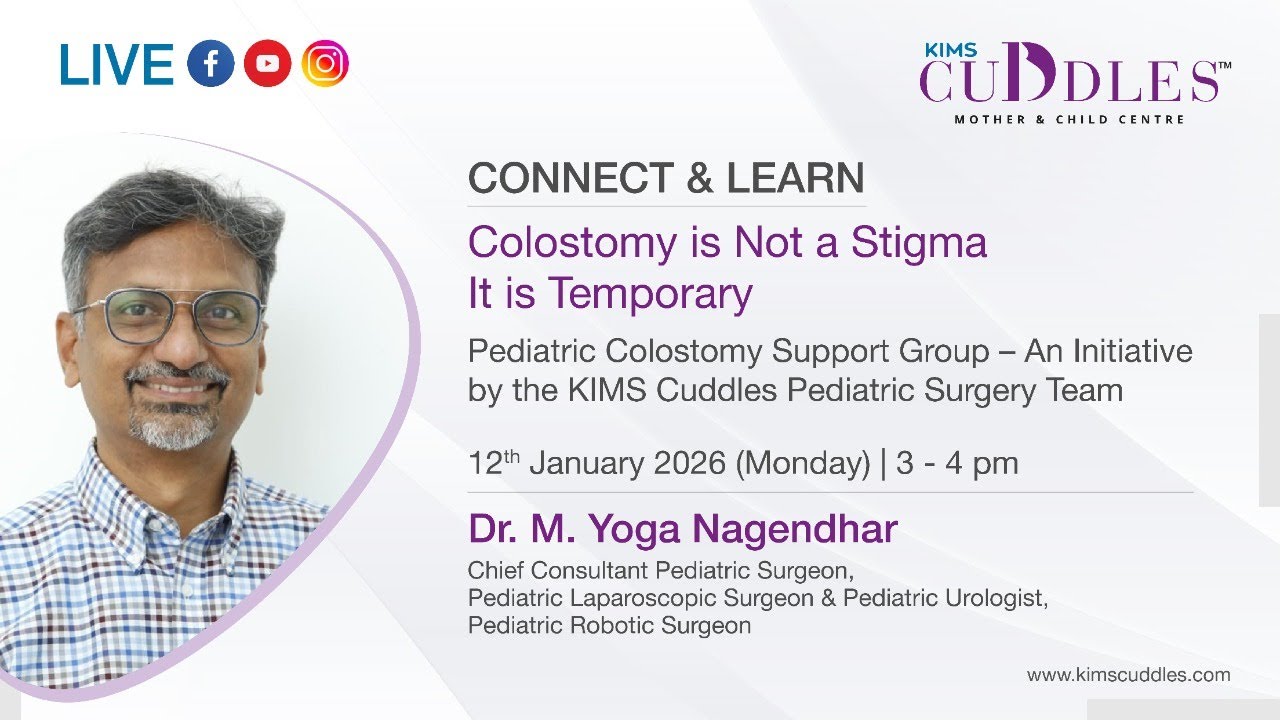 LIVE: Breaking Myths About Pediatric Colostomy | Connect & Learn with KIMS Cuddles
