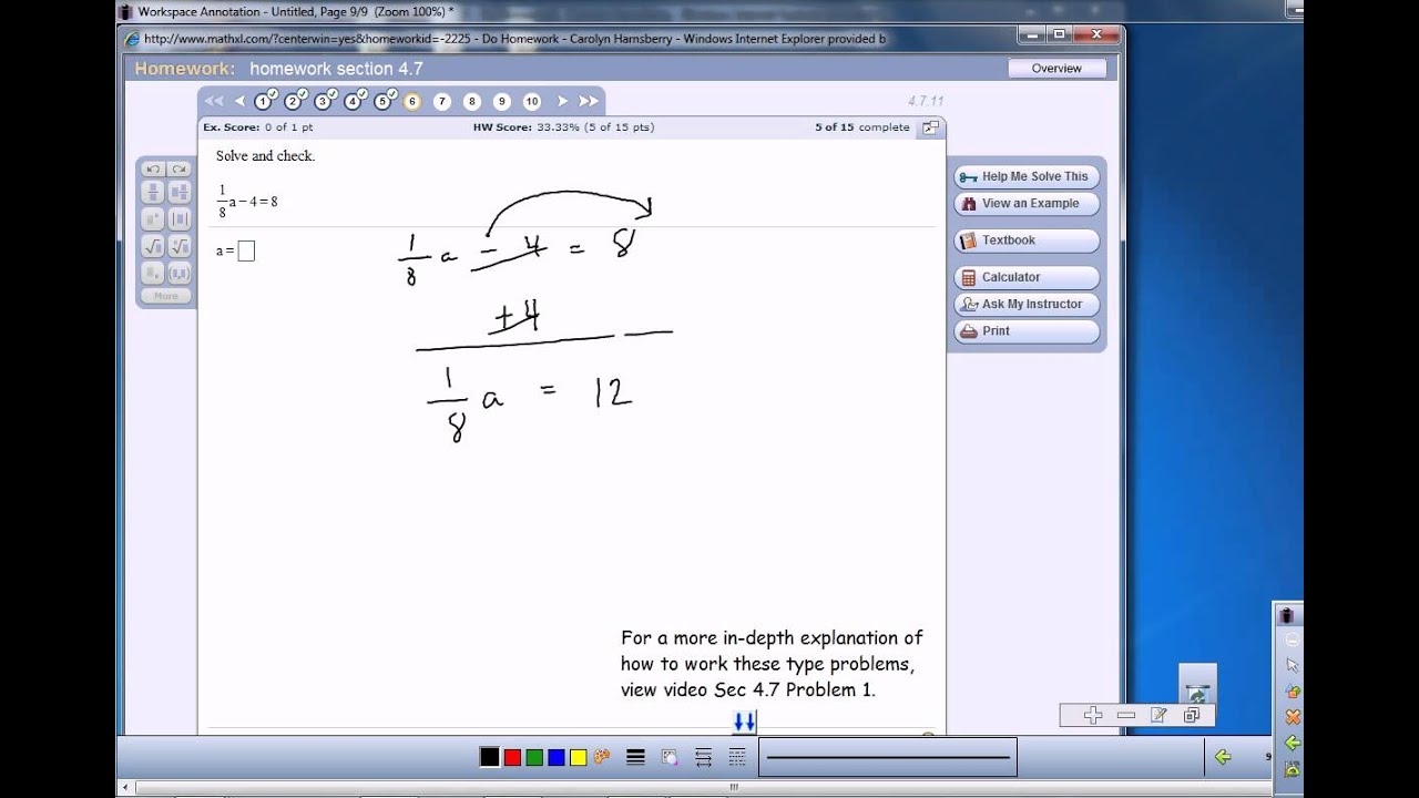 Sec 4.7 Problem 6 - YouTube