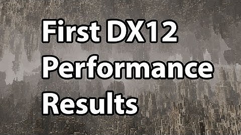 3DMark API Overhead Feature Test - Early DX12 Performance