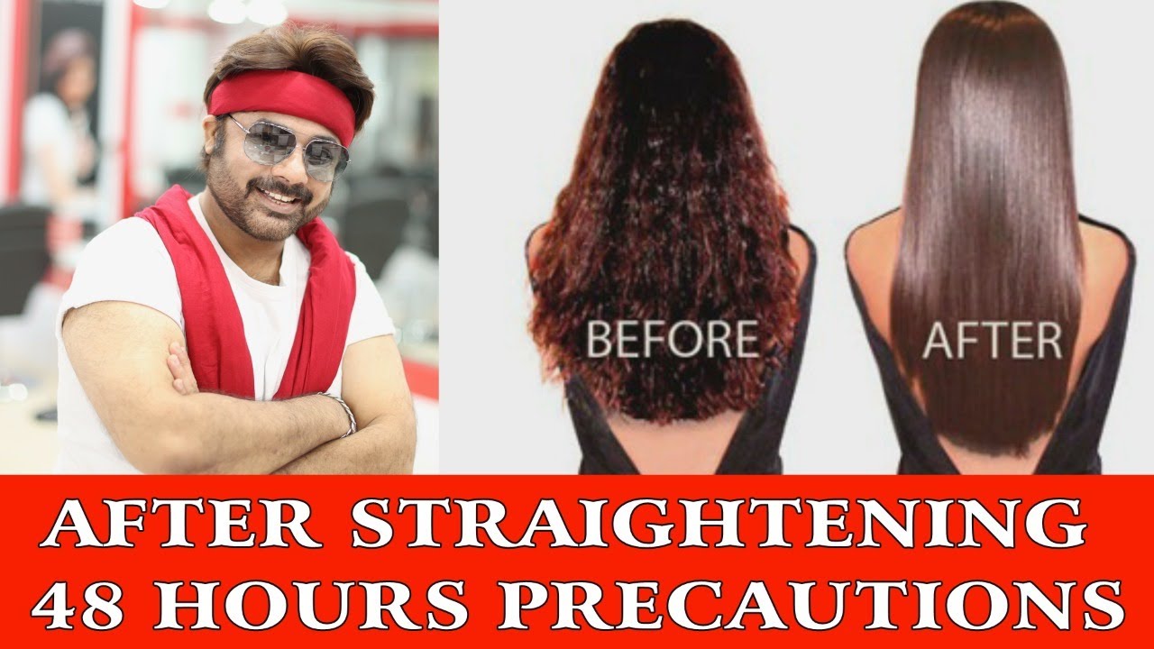 Какие меры предосторожности следует соблюдать в течение 48 часов после выпрямления волос Джасом С...
