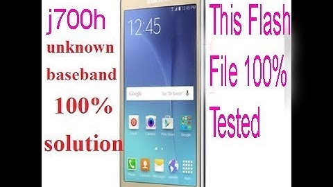Samsung J7 SM J700H  İmei Repair flash file