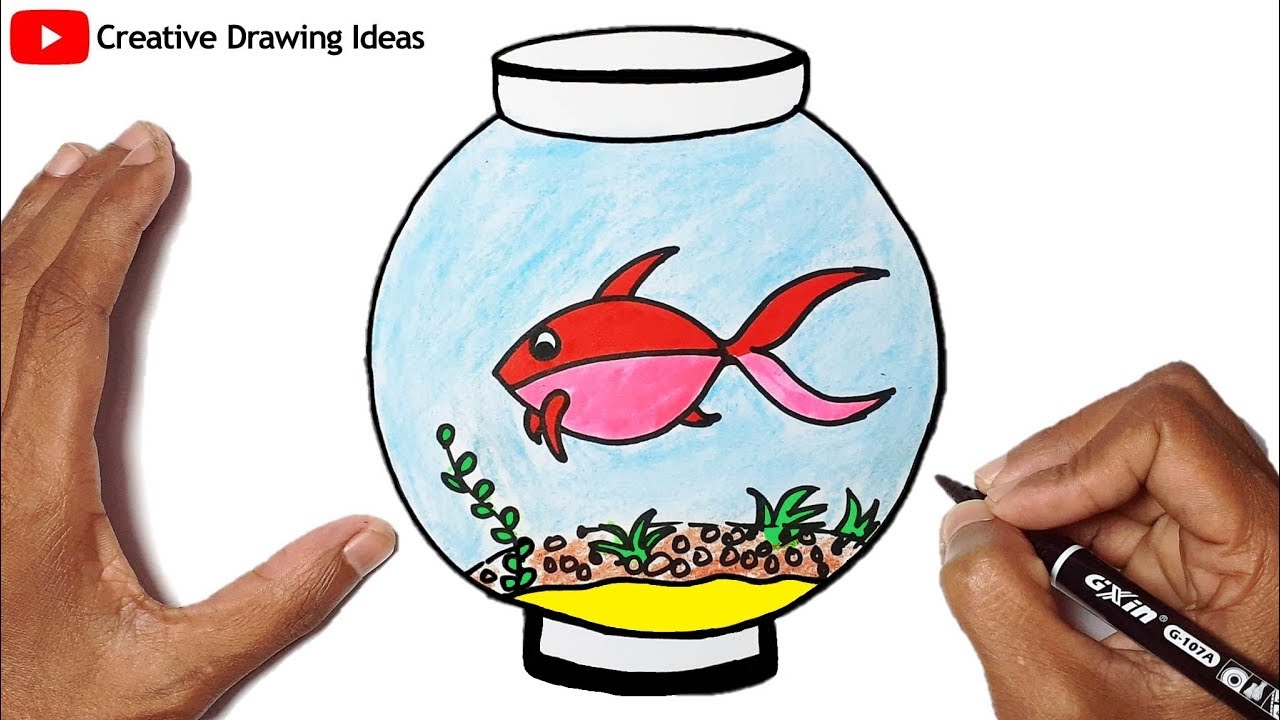 Featured image of post Easy To Draw Fish Tank But the lines above can not be