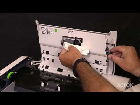 Xerox AltaLink B8270 Family Multifunction Printer How to Clean the Document Handler Rollers