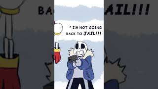 Papyrus and Sans Find the Joke Police! Undertale Comic Dub! #Undertale #Shorts Resimi