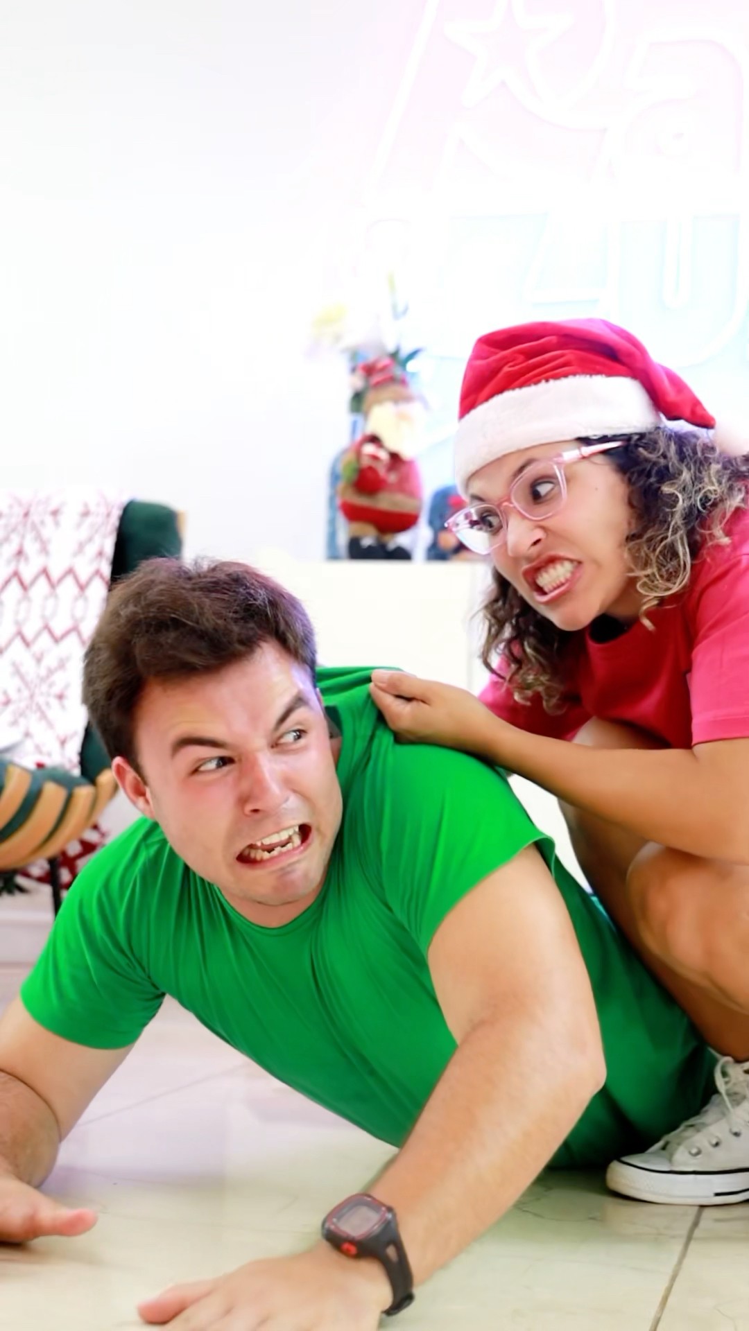 EU VI O FUTURO NO NATAL! #shorts