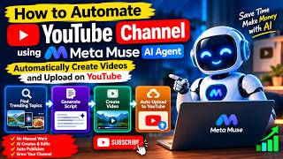 How to automate YouTube channel using Meta Muse AI Automatically Create Videos and Upload on YouTube