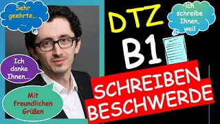 DTZ / Telc SCHRIFTLICHE PRÜFUNG - BRIEFE SCHREIBEN - B1 | BESCHWERDE SCHREIBEN | LEARN GERMAN