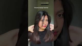 volume bangs tutorial #hairstyle