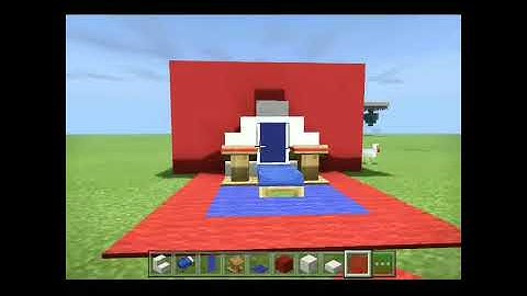 How to make a throne in Minecraft ( Throne Design ) #shorts