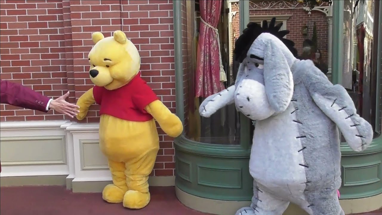 水にぬれたくないプーさん Winnie The Pooh Detested To Get Wet Disneyland Tokyo ディズニーランド グリーティング Youtube