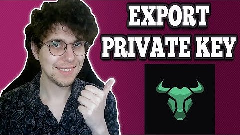 How To Export Private Key On BullX 2025