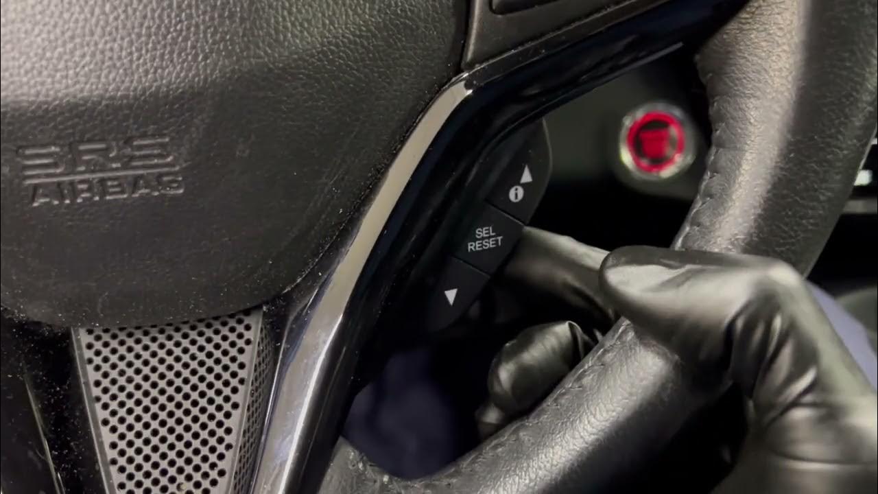 How to Reset and Calibrate the 2019 Honda HRV Tire Pressure Monitoring System Honda TPMS YouTube