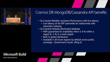 How to migrate your existing MongoDB and Cassandra Apps to Azure Cosmos DB  : Build 2018