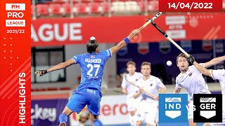 FIH Hockey Pro League Season 3: India vs Germany (Men), Game 1 highlights