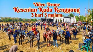 Video Drone Kesenian Kuda Renggong ⁉️Atraksi di tempat Hajatan Sampai Ngelar Keliling Kampung 