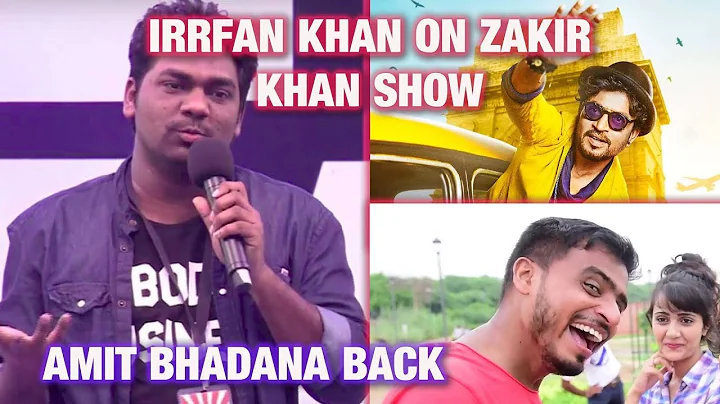 Haq Se Qarib Qarib Singlle - featuring Irrfan Khan | Amit Bhadana Back | CarryMinati live YTNews #2