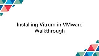 Vitrum Centralized Management Software: VMware VM Install screenshot 4