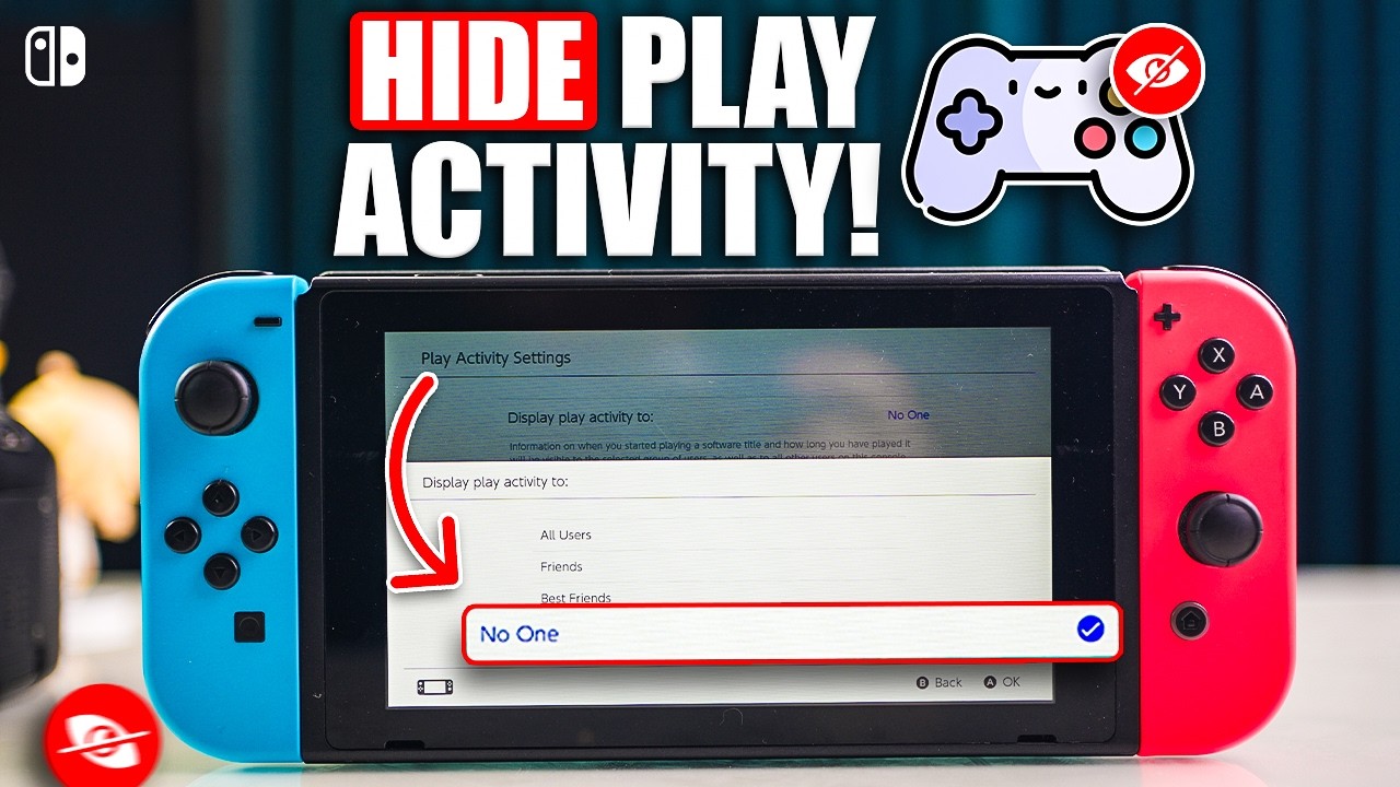 Hide Your Play Activity on Switch in Seconds! Nintendo Switch