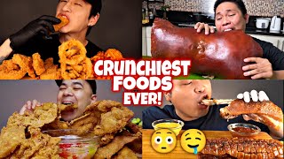 Mukbangers Eating The MOST CRUNCHIEST Foods EVER!😳😱🤯