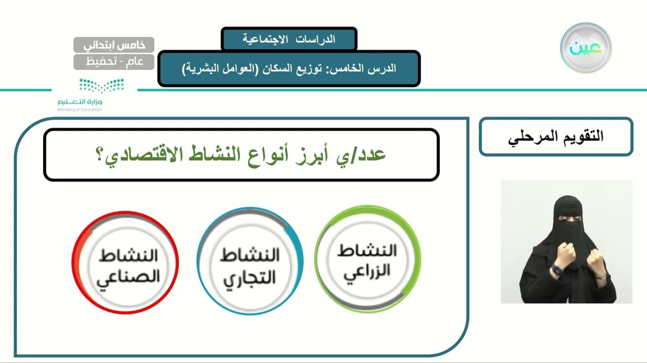 الدراسات الاجتماعية - خامس ابتدائي