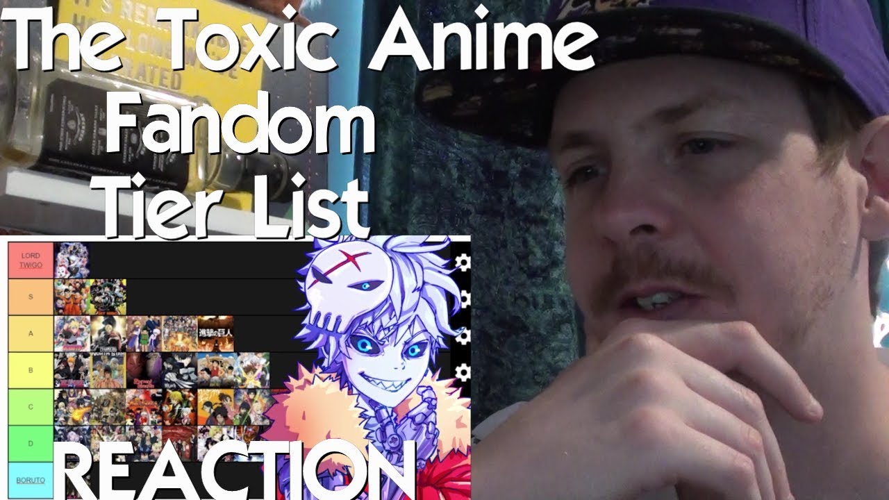 The Toxic Anime Fandom Tier List REACTION - YouTube
