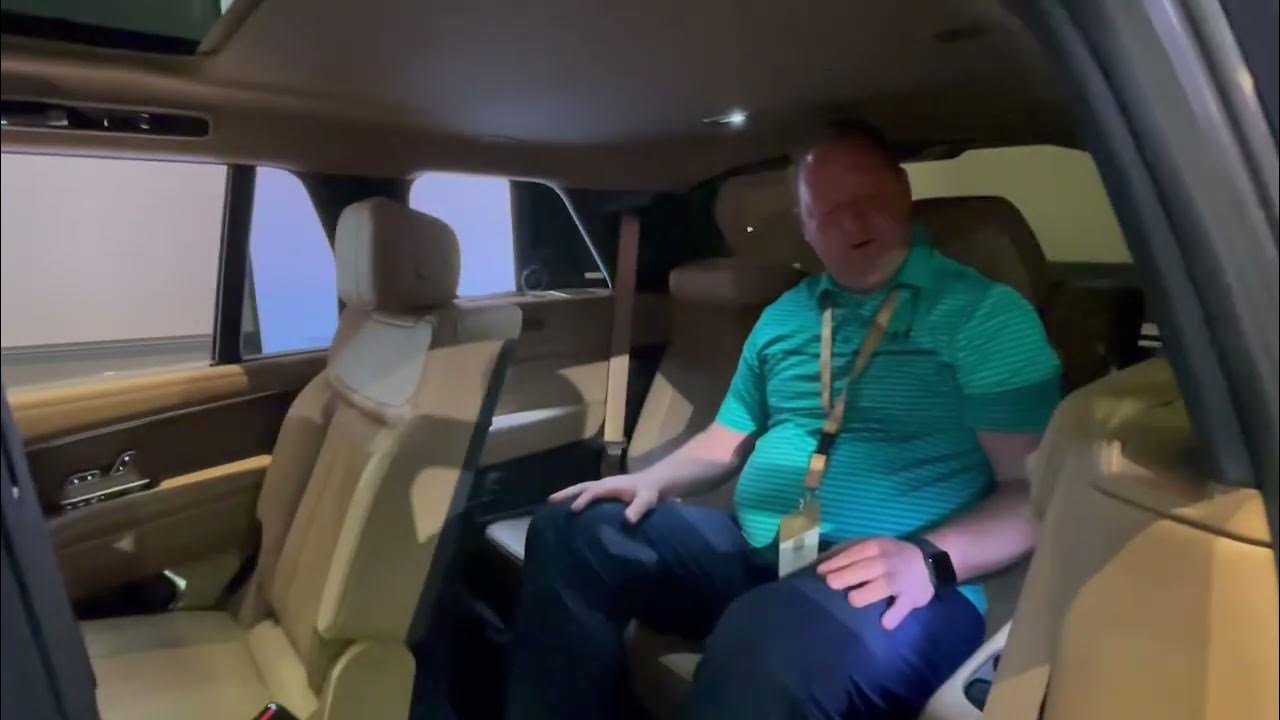 How to operate the third row on the New Range Rover YouTube